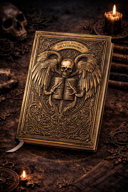 Ancient Skull Grimoire Journal