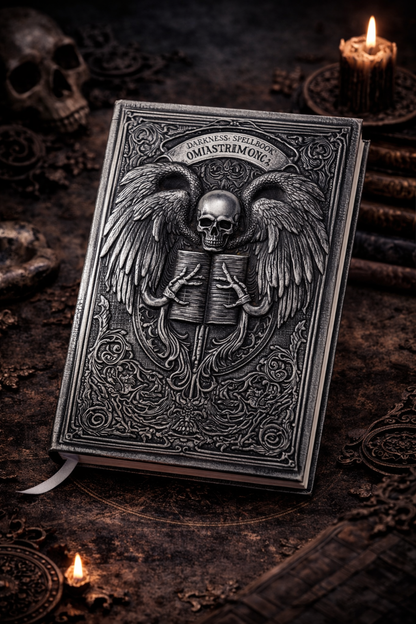 Ancient Skull Grimoire Journal